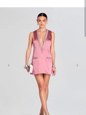 avanyah embellished knit dress Retrofete | Dresses | Retrofete Metallic Silver Mini Dress fast